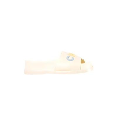 CHANEL MULES LAMBSKIN IVORY & MULTICOLOR G38933 X56443 K3919